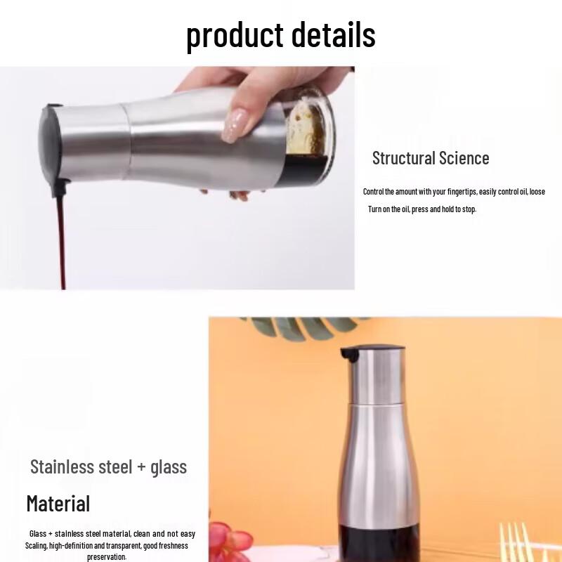 Stainless Steel Seasoning Jar & Tray Set