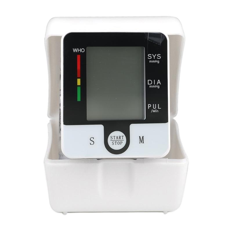 Blood Pressure Monitor Wrist Accurate Automatic High Blood Pressure Monitors Portable LCD Screen Powered by Battery
