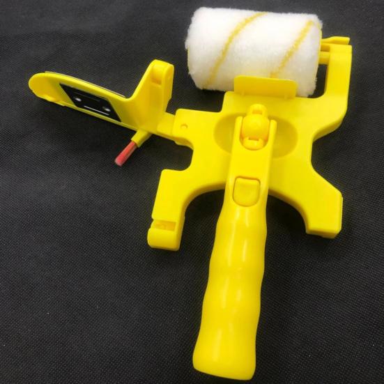 1 Set Paint Edger Roller Brush Ergonomic Handle Smooth Edge Detachable Reusable Comfortable Grip Multifunctional Paint Roller Brush Paint Edger Kit
