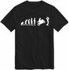 Evolution of Motorbike T-Shirt Biker Bike Rider Racer F1 Racing Reflection Top B