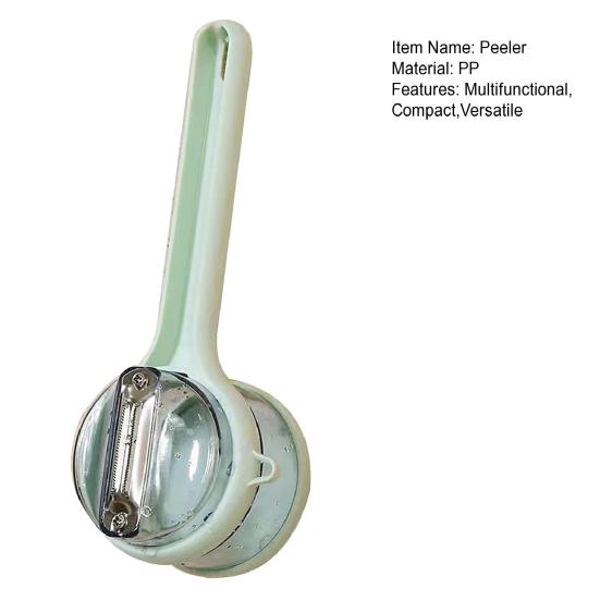 Vegetable Peeler with Built-In Storage Container Non-Splash Fruit Peeler Multi-Function Kitchen Gadget for Julienne And Slicing