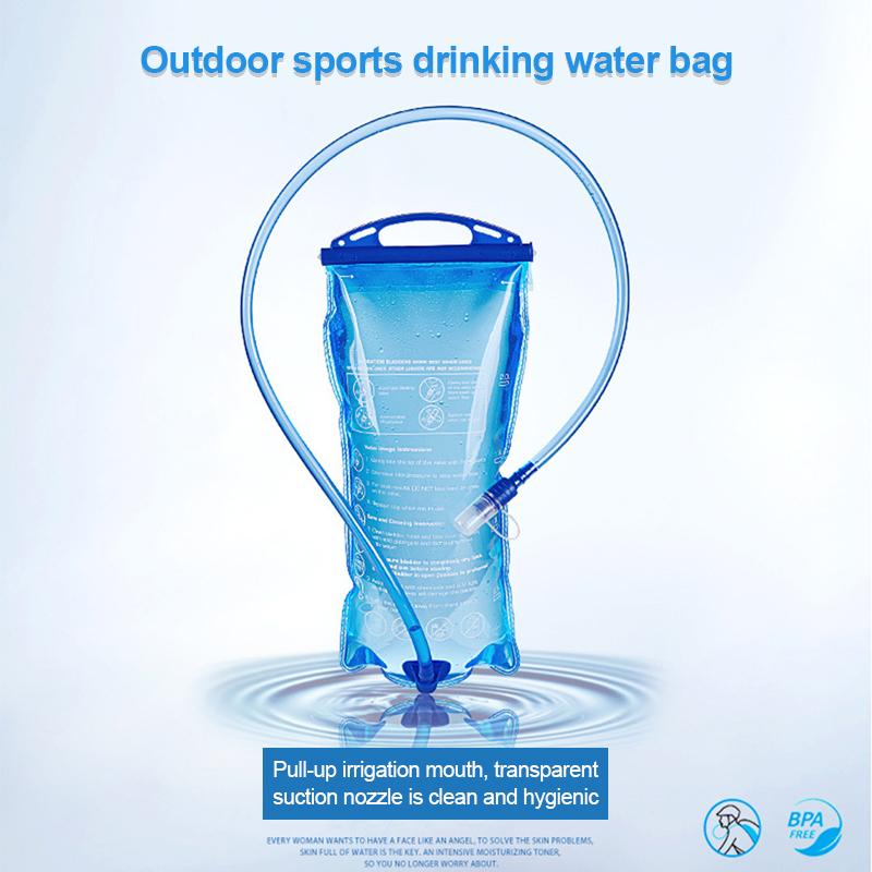 Water Reservoir Water Bladder Hydration Pack Storage Bag 1.5L 2L 3L Running Hydration Vest Backpack for Camping Hiking Climbing