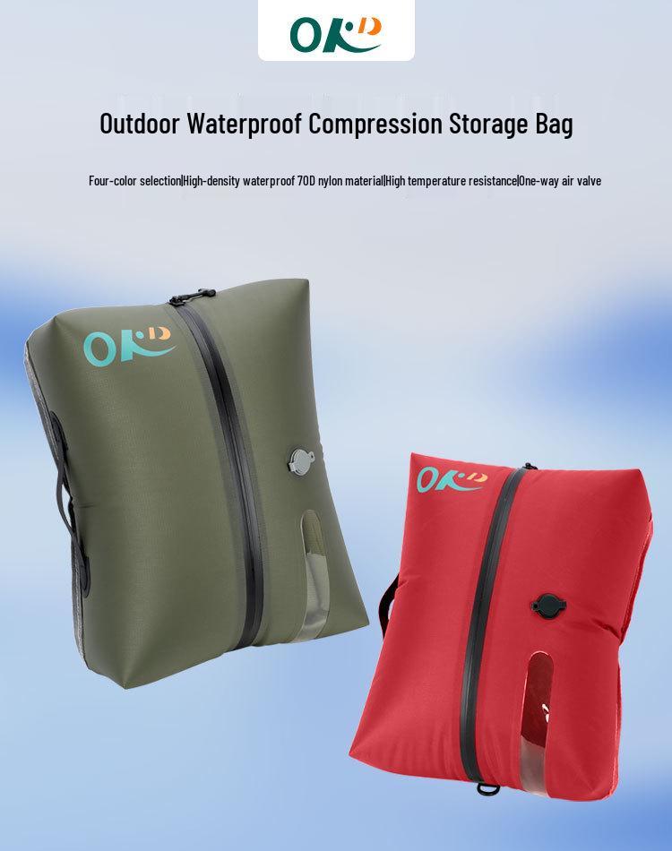 Large Capacity Waterproof TPU Vacuum Storage Bag for Home & Travel - Portable & Multifunctional