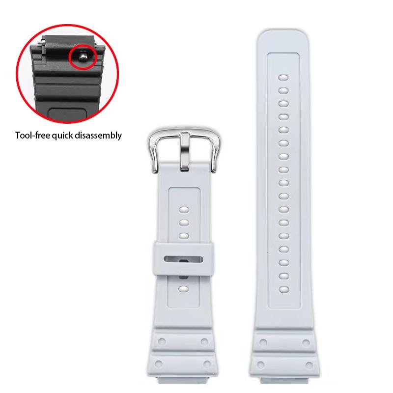 For Casio G-SHOCK Small Square 3516 DW-H5600 Series Resin Silicone Watch Strap Men's Watchband Sport Waterproof Accessories