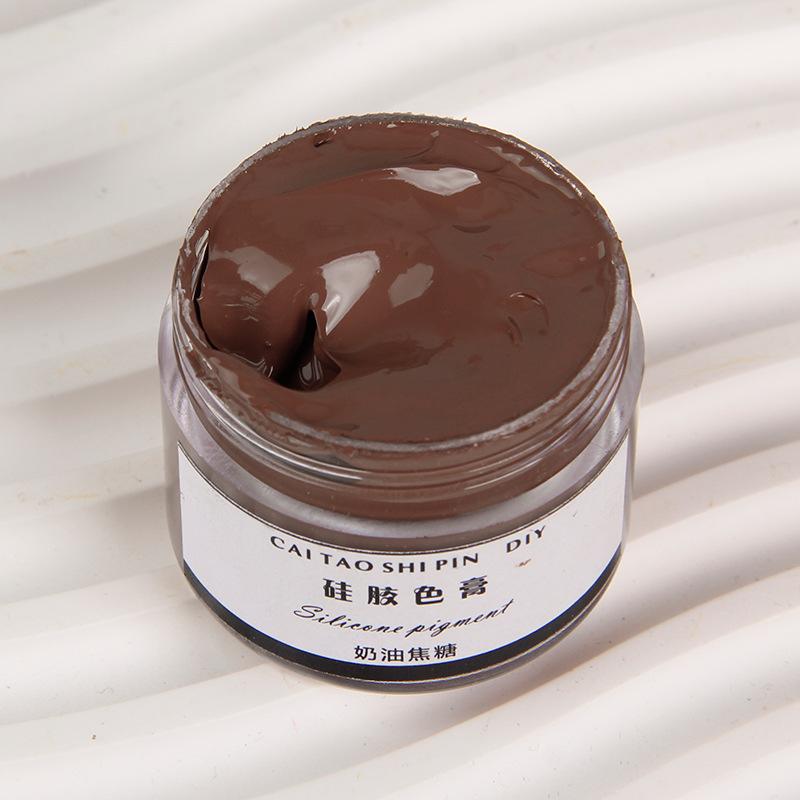 30g Silicone Color Paste Shiny Oily Macaron Paint Manual Diy Pinching AB Silicone Coloring