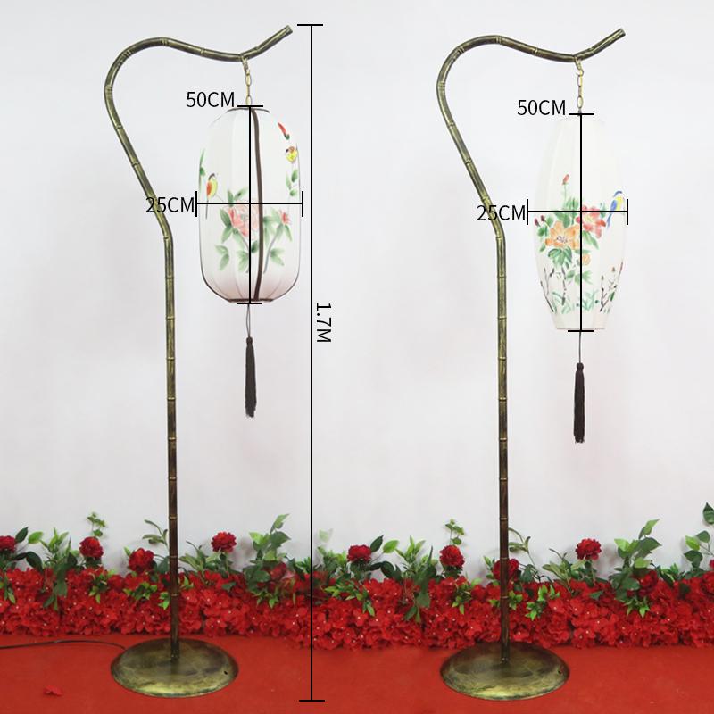 Antique Iron Art Bamboo Lanterns: Han Tang Wedding & Event Decor