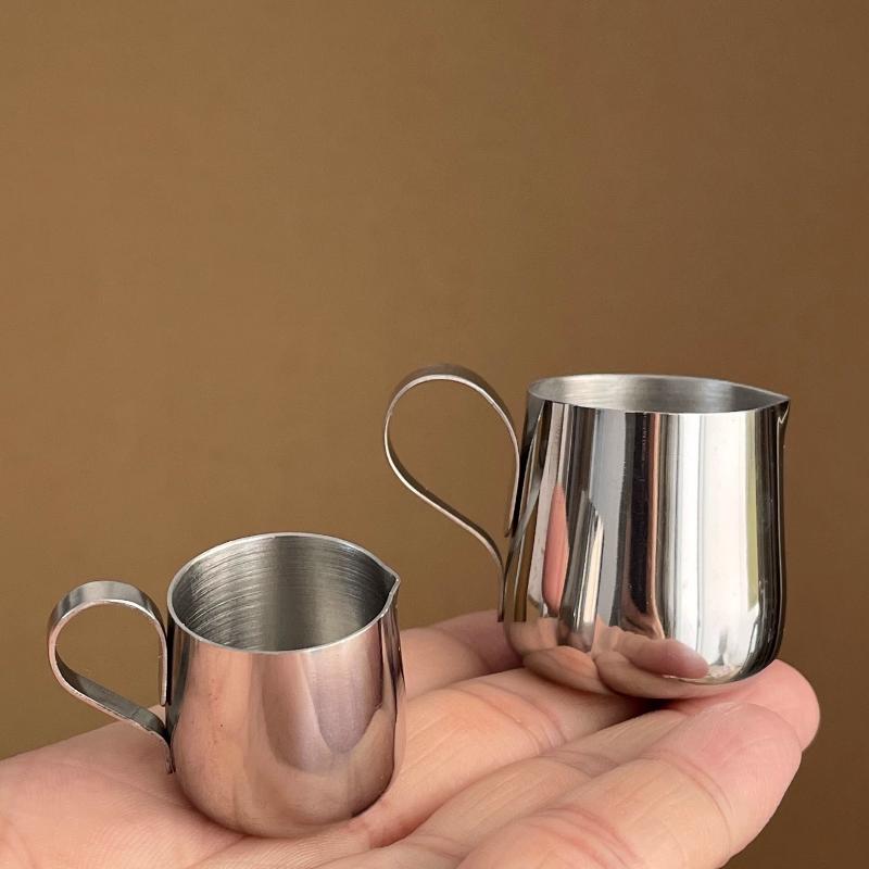 12.5/30Ml Mini Coffee Milk Frothing Jug Latte Art Milk Frother Pitcher Stainless Steel Measurement Jug Pot Coffee Accessorie