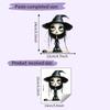 Halloween Cartoon Witch Pattern Home Decoration Stickers For Walls And Cars