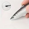 3 Stück 0,5 mm kreativer lustiger Kugelschreiber in Salzfischform Ozean-Serie Kugelschreiber Fischform Stift Geschenk Ozean Fischform Kugelschreiber