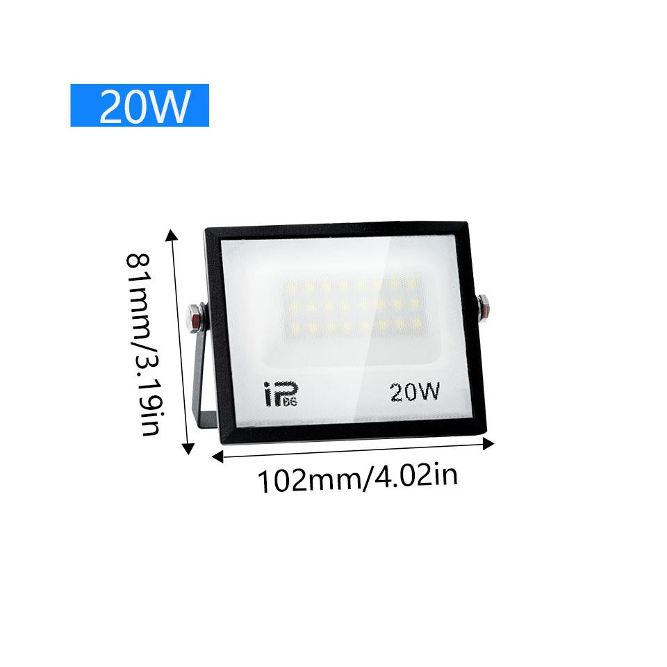 LED Outdoor Floodlight AC220/110V Portable Outdoor Safety Floodlight 20-300W Is Suitable For Courtyards Gardens Stadiums Light
