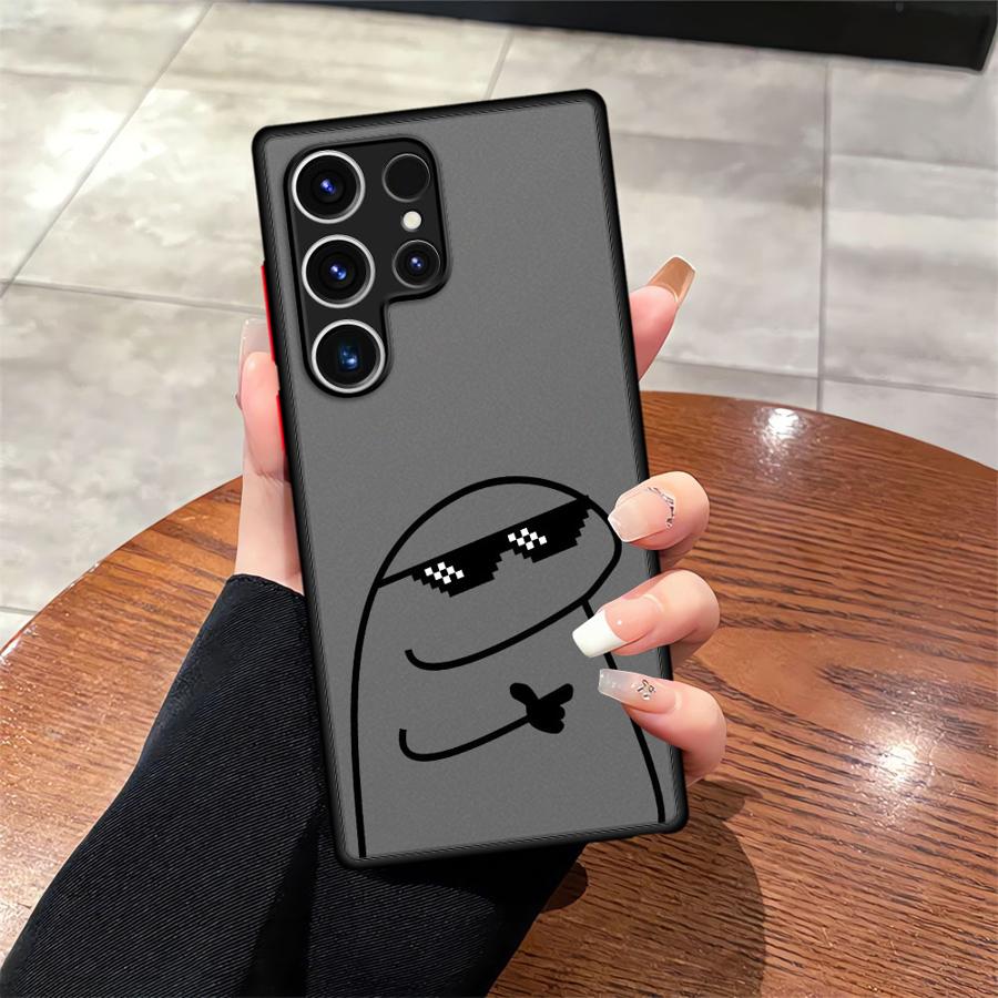 Line People Cool Funda Back Phone Cover Case for Samsung Galaxy S23 FE S21 S20 FE S24 Plus S25 Ultra S26 S22 Note 20 Ultra 10+