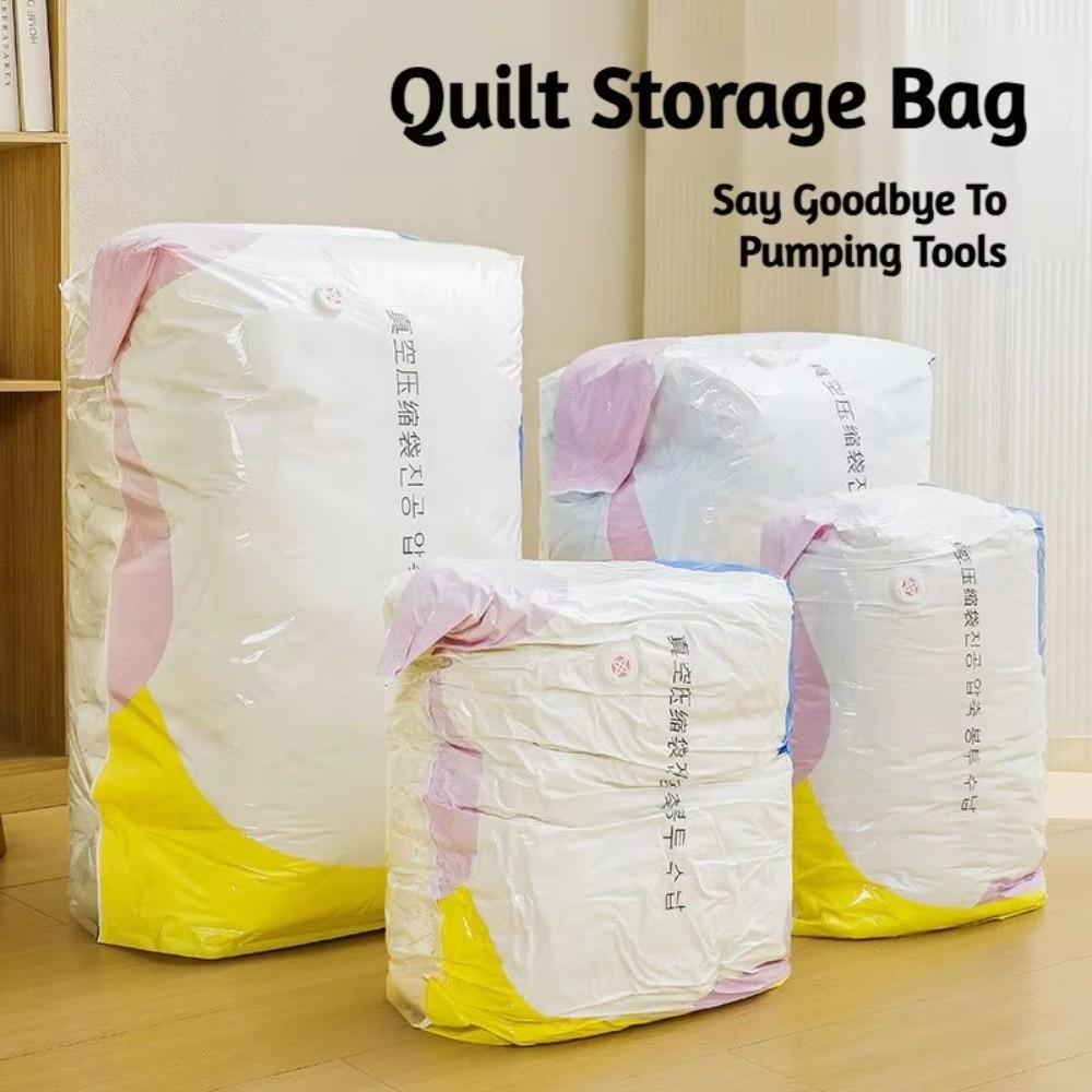 Large Capacity Vacuum Storage Bag Dust-proof Clothes Blankets Organizer Travel Accessories