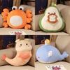 Delightfully Funny Shrimp And Pig Heart Plush Toy With Custom Design For Creative Collectors