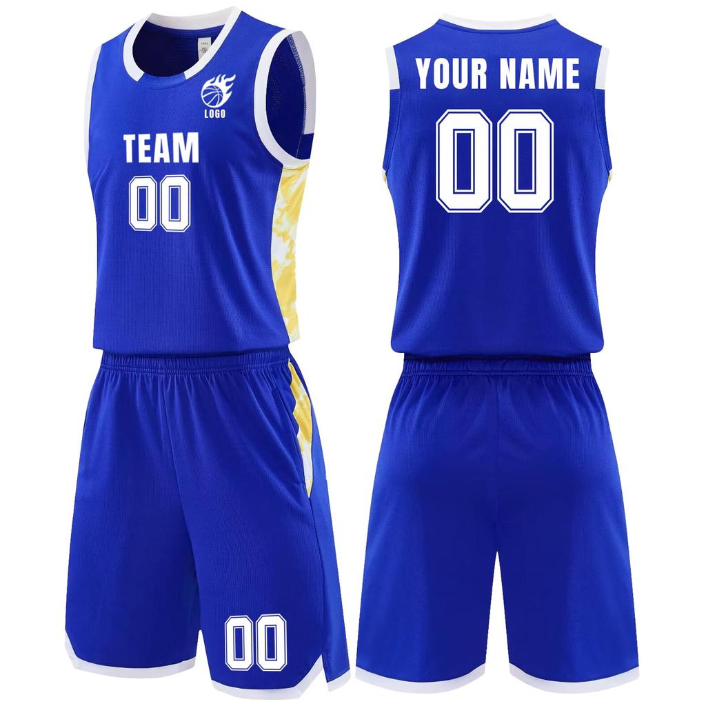 Anpassbares Basketball-Trikot und Shorts-Set Personalisierte Teamuniformen Ärmellose Sportbekleidung Leichtes atmungsaktives Gewebe für Erwachsene und Jugendliche