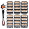 Zhi Shun 5-Layer Speed Blade Men's Razor with Gillette Handle