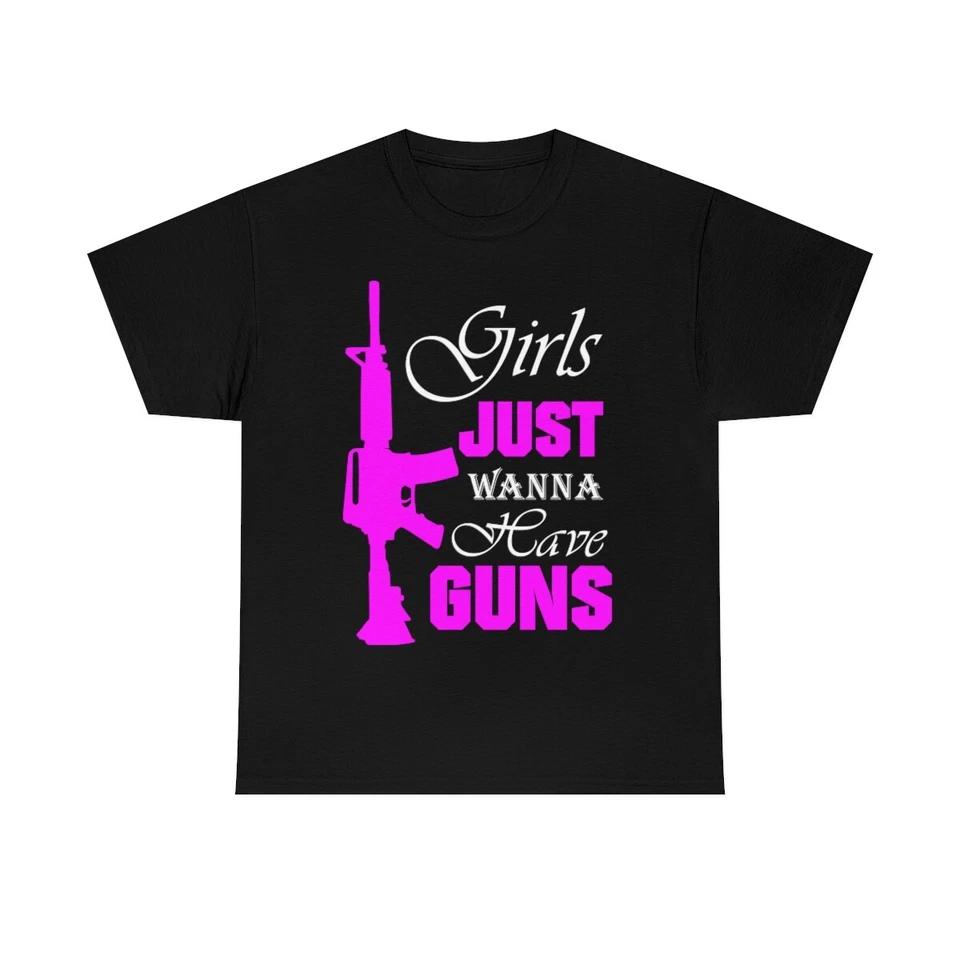 Girls just wanna have guns short Sleeve Tee S