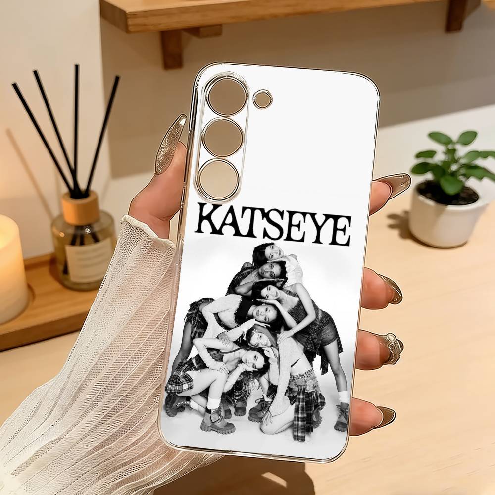 Hot Music K-KATSEYE Phone Case For Samsung A10 A12 A31 A40 A70 Transparent Cover