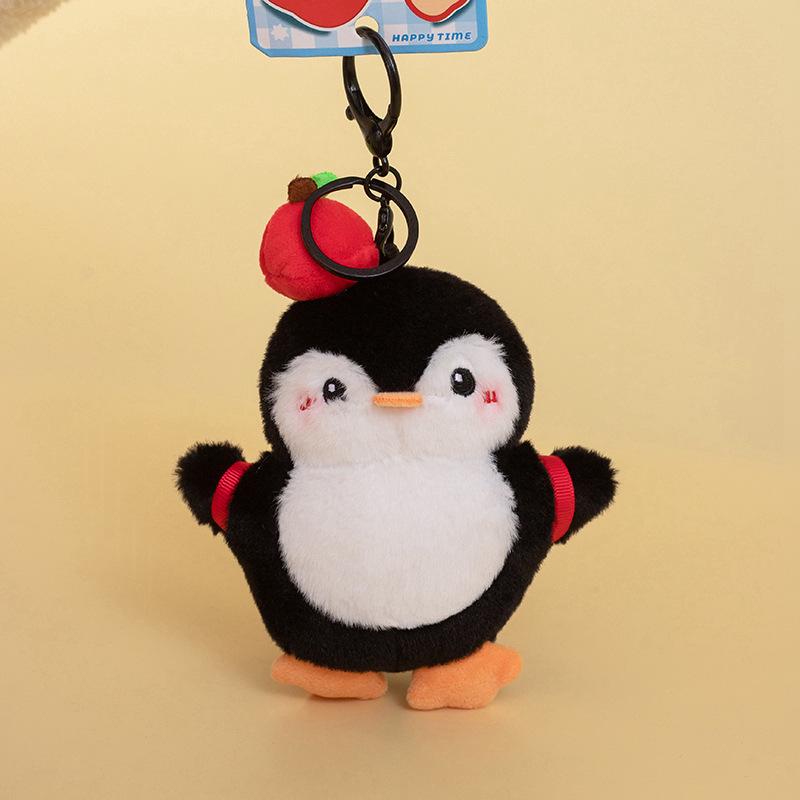 Adorable Penguin Keychain Plush Doll for Backpack or Bag