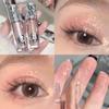 Liquid Eyeshadow Pearlescent Shimmer Long Lasting Monochrome Pearly Fine Sparkling Sequins Eye Shadow Highlighter Quick Drying Shiny Eyeliner