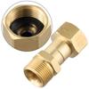 High Pressure Washer Swivel Joint Connector Hose Fitting M22 14MM  Anti-tTangle Thread 360 Degree Rotation Hose Connector