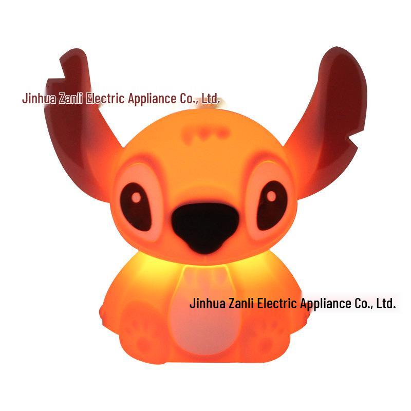 

Cartoon Silicone Bedside Night Light - Creative Sleep Eye Protection Lamp 1W with Box + USB Cable