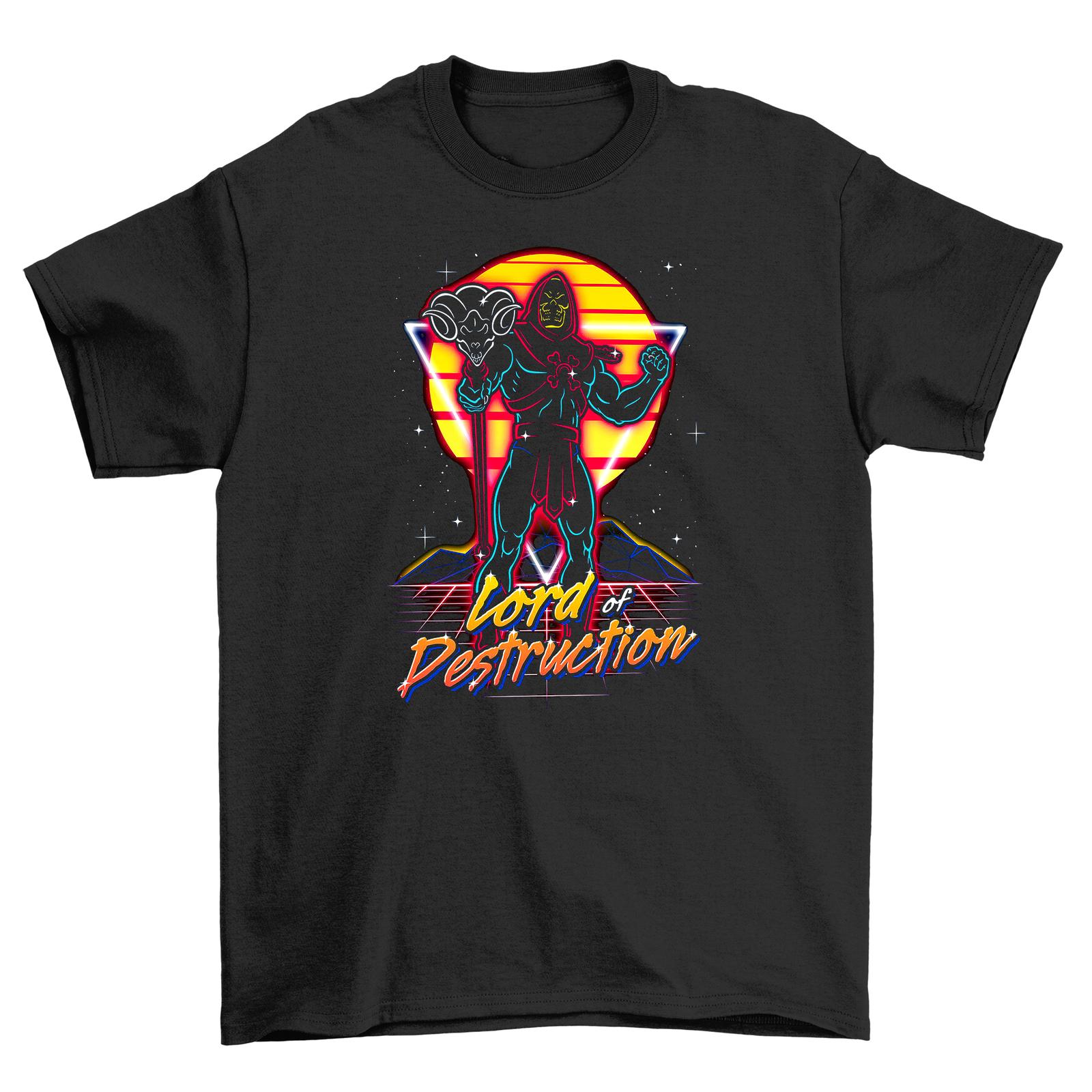 

Lord of Destruction T-Shirt Mens Womens Tees Top - Conquer with Style! Funny tee for warriors, Unisex 3XL