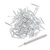 101 Pcs Set Skirting Nail Carbon Steel Galvanized Non Marking Double Headed Seamless Nails