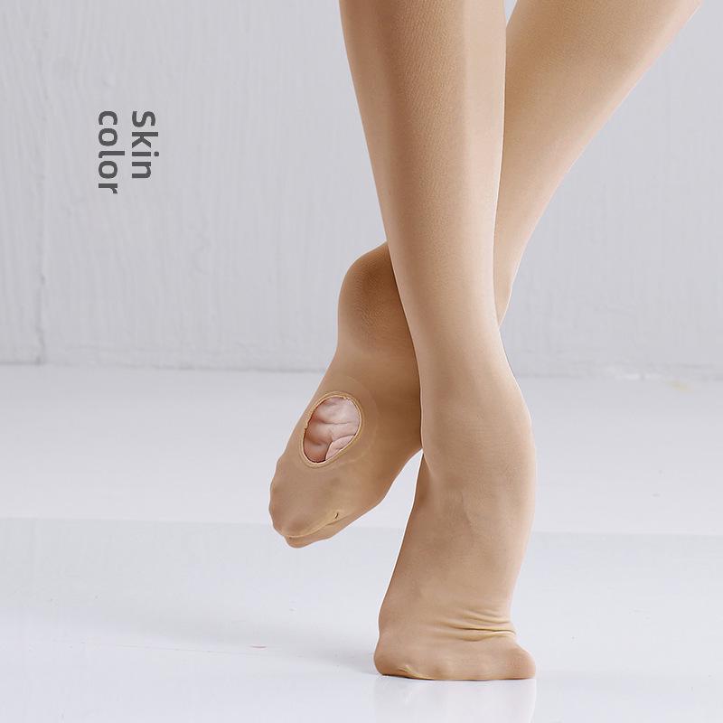 Spring/Summer Children's 60D Dance Socks: Thin Velvet Ballet Pantyhose, Anti-Hook, White