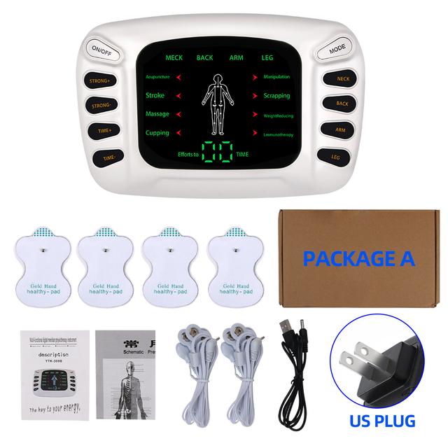 

Електростимулятор Фізіотерапія TENS Machines Eletric Compex Стимулятор м язів EMS Пульс Акупунктура Найкращий масажер для накладок для тіла
