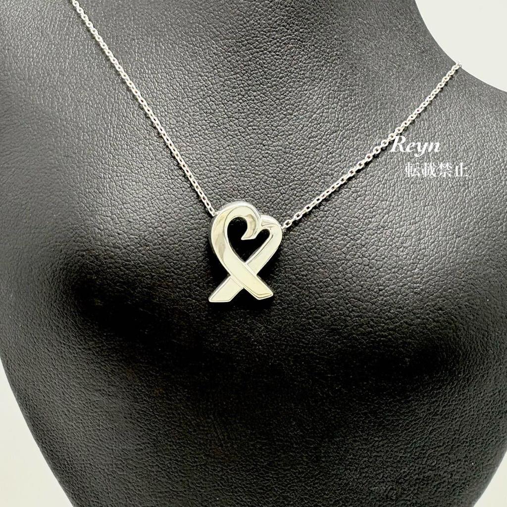 Used [New Polished] Tiffany & Co. Tiffany Silver 925 Paloma Picasso Loving Heart Necklace
