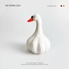 Cute Garlic Duck Ornament Home Office Desktop Stress Relief Garlic Styling Forget Duck Animal Accessories for Friend Gift
