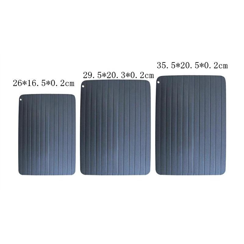 1pcs Fast Defrost Tray Fast Thaw Frozen Food Meat Fruit Quick Defrosting Plate Board Defrost Tray Thaw Master Kitchen Gadgets