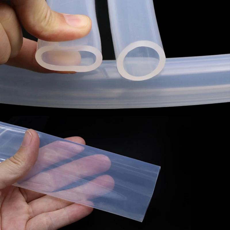 1m Flexible Silicone Tube Transparent ID 0.5 1 2 4 5 6 7 8 9 10 11 12 14 16 18 20 30 50mm Soft Silicone Rubber Hose Food Grade