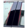 6Pcs Car Door Window Pillar Posts Trim Covers for Ford Explorer 2011 2012 2013 2014 2015 2016 2017 2018 2019 Decorative Sticker Interior Mirrors 6