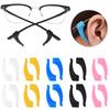 10/20pcs Colorful Silicone Anti-slip Ear Hook Glasses Elastic Grip Temple Tip Stoppers Holder Eyeglasses Eyewear Retainer Holder