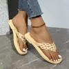 Casual Comfortable Beach Women's Sandals 2026 Summer New Outdoor Flip-flops Flat Lightweight Simple Fashion Open-toe Slippers