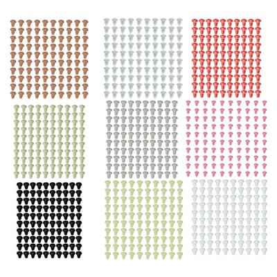100Pcs Anticollision Embedded Cabinet Door Bumper Nonslip Silicone Foot Pad Hole Plugs Fasteners Furniture Accessories