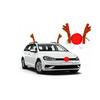 41 Cm Reindeer Antlers + Nose for Car Auto Rudolf Santa Claus Christmas Decoration
