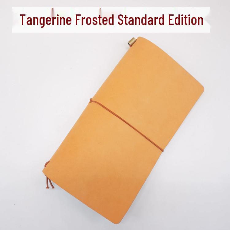 Cowhide Traveler's Loose-leaf Notebook Planner Diary