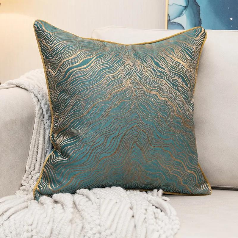 Luxury Sofa Cushion Pillow Nordic Style European Luxury Pillow Model Room Villa Living Room High Grade Pillow Case