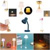 Domek dla lalek Hot1:12 Miniaturowa Lampa Stołowa Lampa LED Lampa Biurkowa Lampa Sufitowa Lampa Podłogowa Reflektor Sceniczny Sypialnia Pokój do Nauki Wystrój Domu