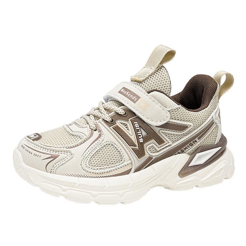 Children's Leisure New 2025 Classmates Running Shoes Soft Sole Boys Breathable Boys Sports Shoes Lightweight Mesh Shoes