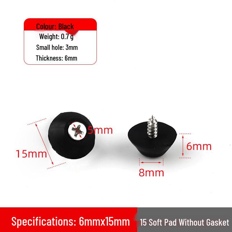 Transparent Non-slip Silicone Rubber Feet Pads for Furniture