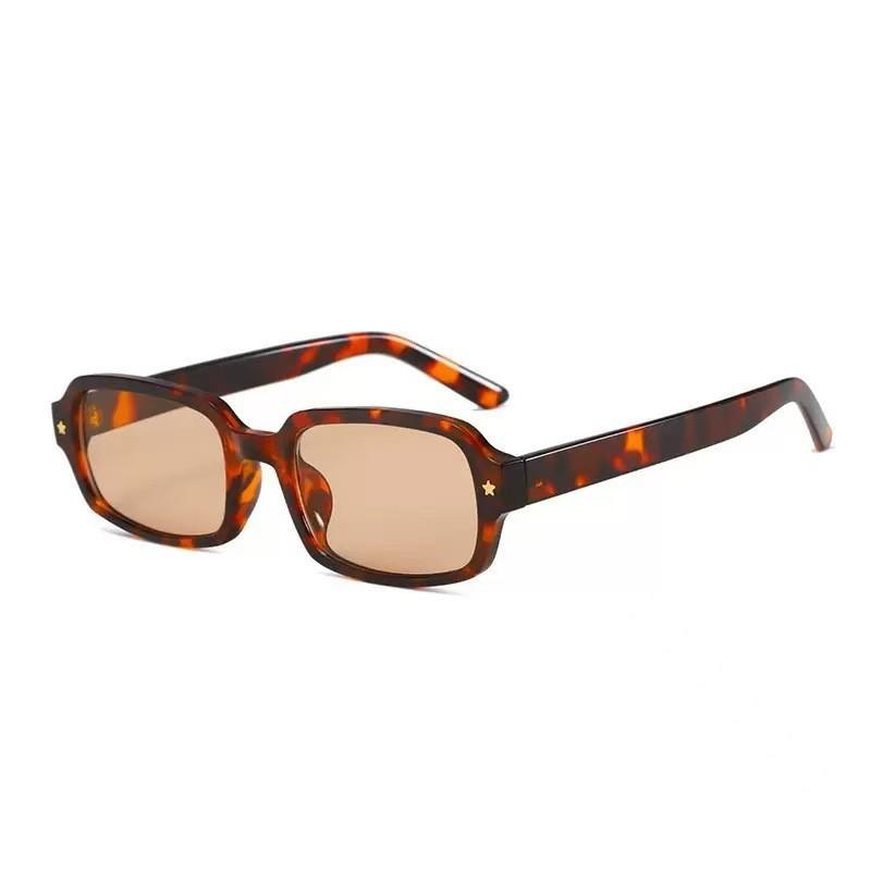 Vintage Geometric Square Sunglasses For Women With Uv400 Protection For Outdoor Fashion