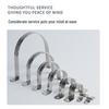 304 Stainless Steel U-Shaped Pipe and Wire Clip for Fixing Water Pipes and Saddles