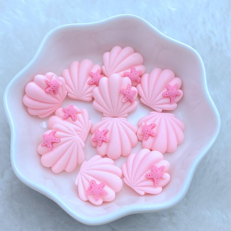 10Pcs New Cute Resin Mini Marine Animal Series Flat Back Manicure Parts Embellishments For Hair Bows Accessories