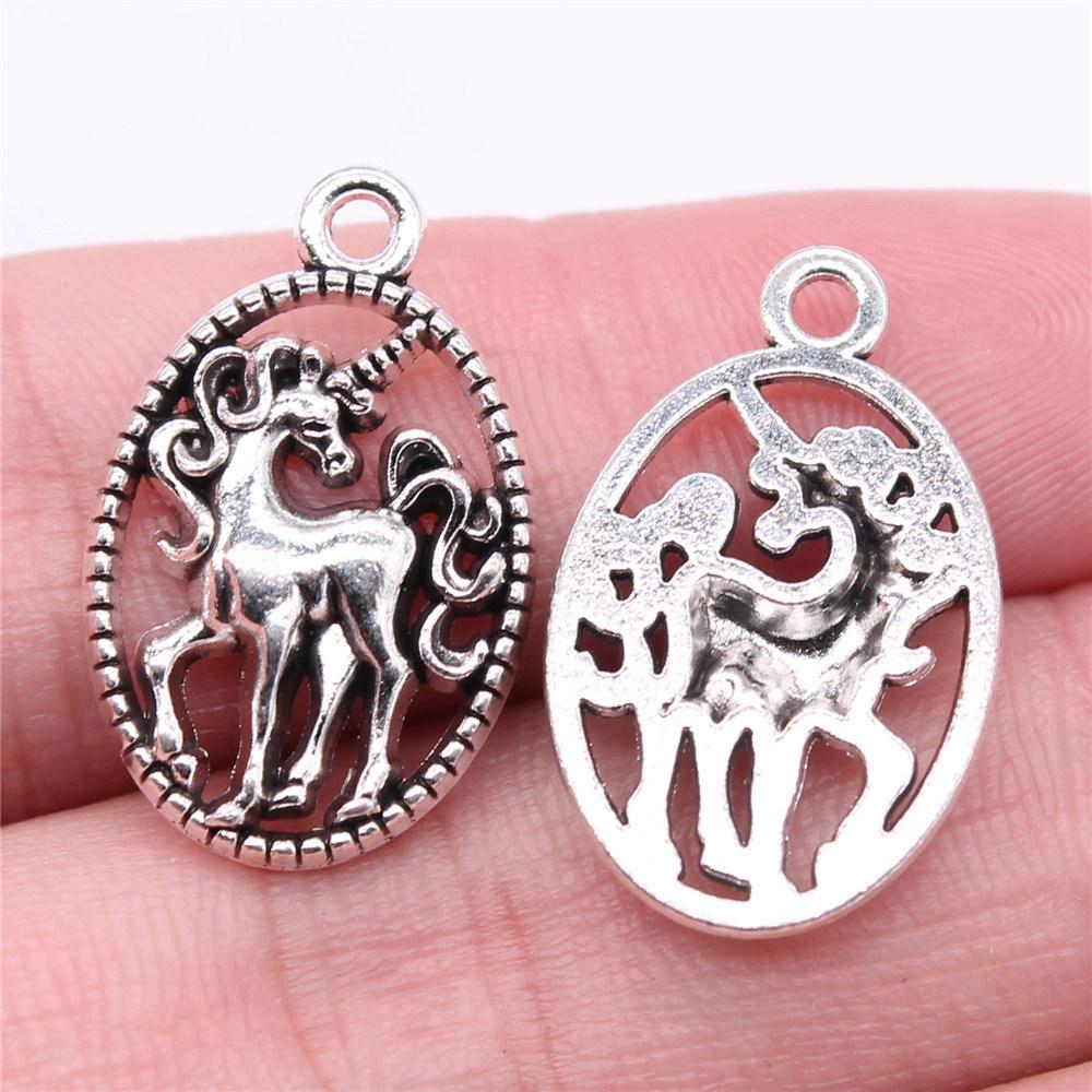 Charms Unicorn Pendants Vintage Jewelry Supplies QC134