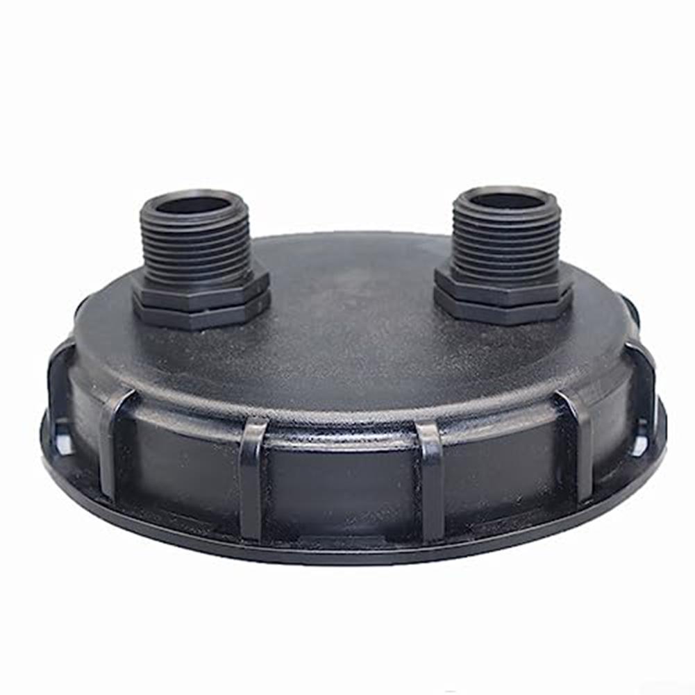 IBC Vented Lid 163mm Dia With 1in Male Thread Plastic IBC Tank Adapter IBC Tank Adapter Cap IBC Ton Bucket Plastic Cover