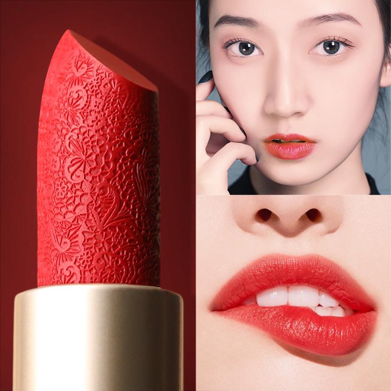 

Autumn Winter Moisturizing Velvet Lipstick - Non-fading Chinese Style 3g