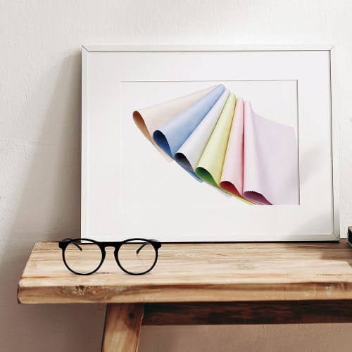 Pearl Cleaning Cloth, Glasses Cleaner, Non-Slip, LCD Cleaner, Smartphone Cleaner, Camera Cleaner, 19x19cm, Pita Cloth, Packaged, Red Berry, 18920